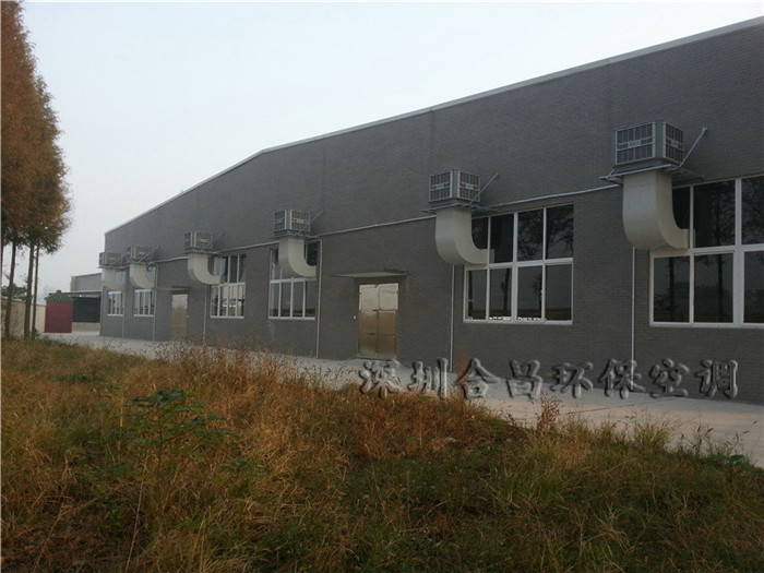 制衣廠環(huán)保空調(diào)降溫工程